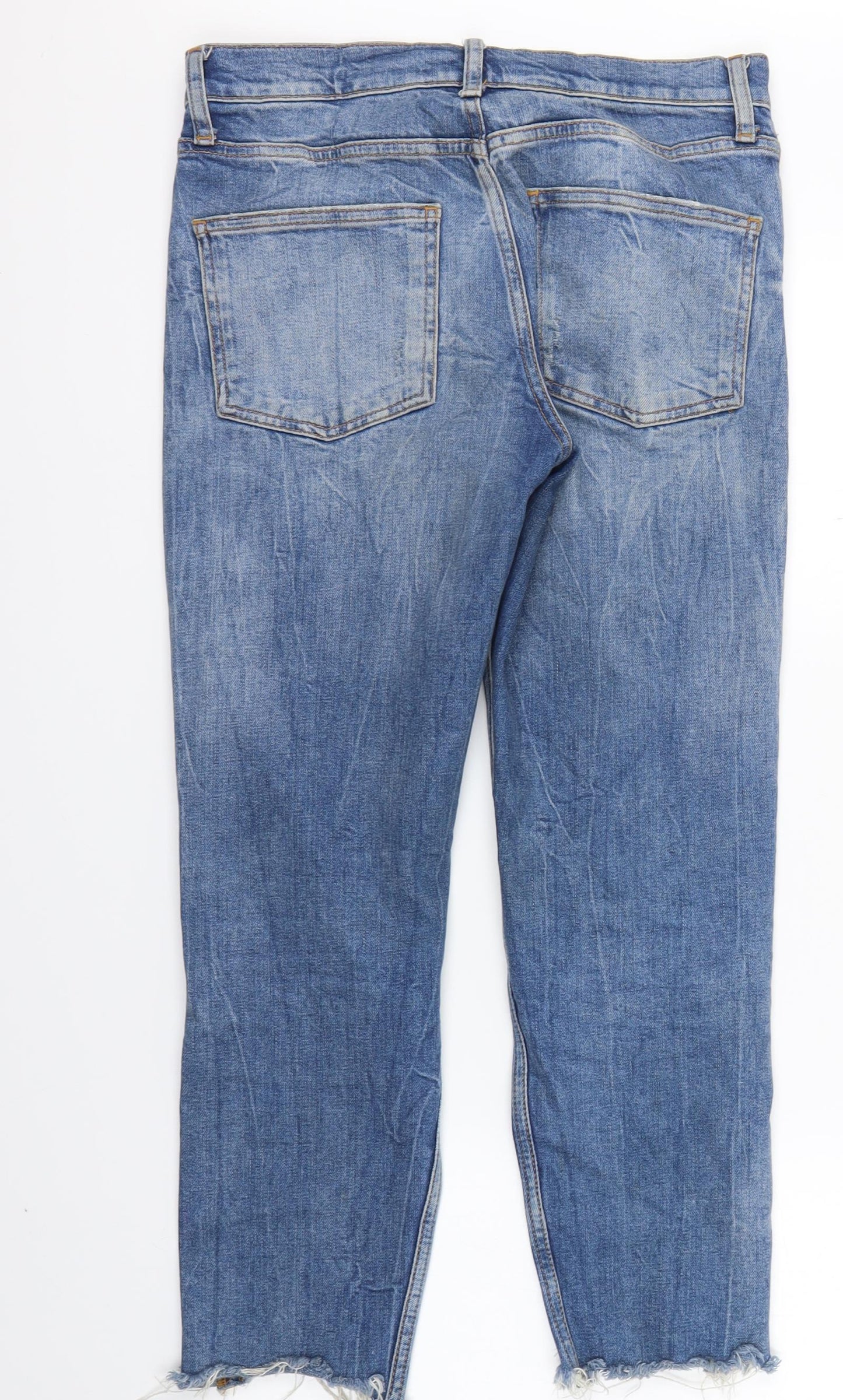 Zara Womens Blue  Denim Skinny Jeans Size 10 L25 in