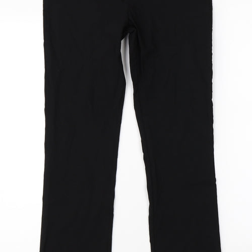 Preworn Womens Black   Trousers  Size 12 L26 in