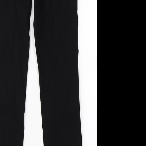 Preworn Womens Black   Trousers  Size 12 L26 in