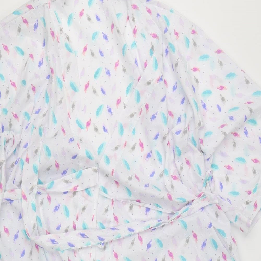 Suzie & Me Womens White Polka Dot   Pyjama Top Size 26