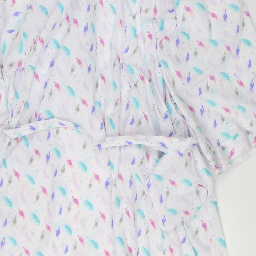 Suzie & Me Womens White Polka Dot   Pyjama Top Size 26