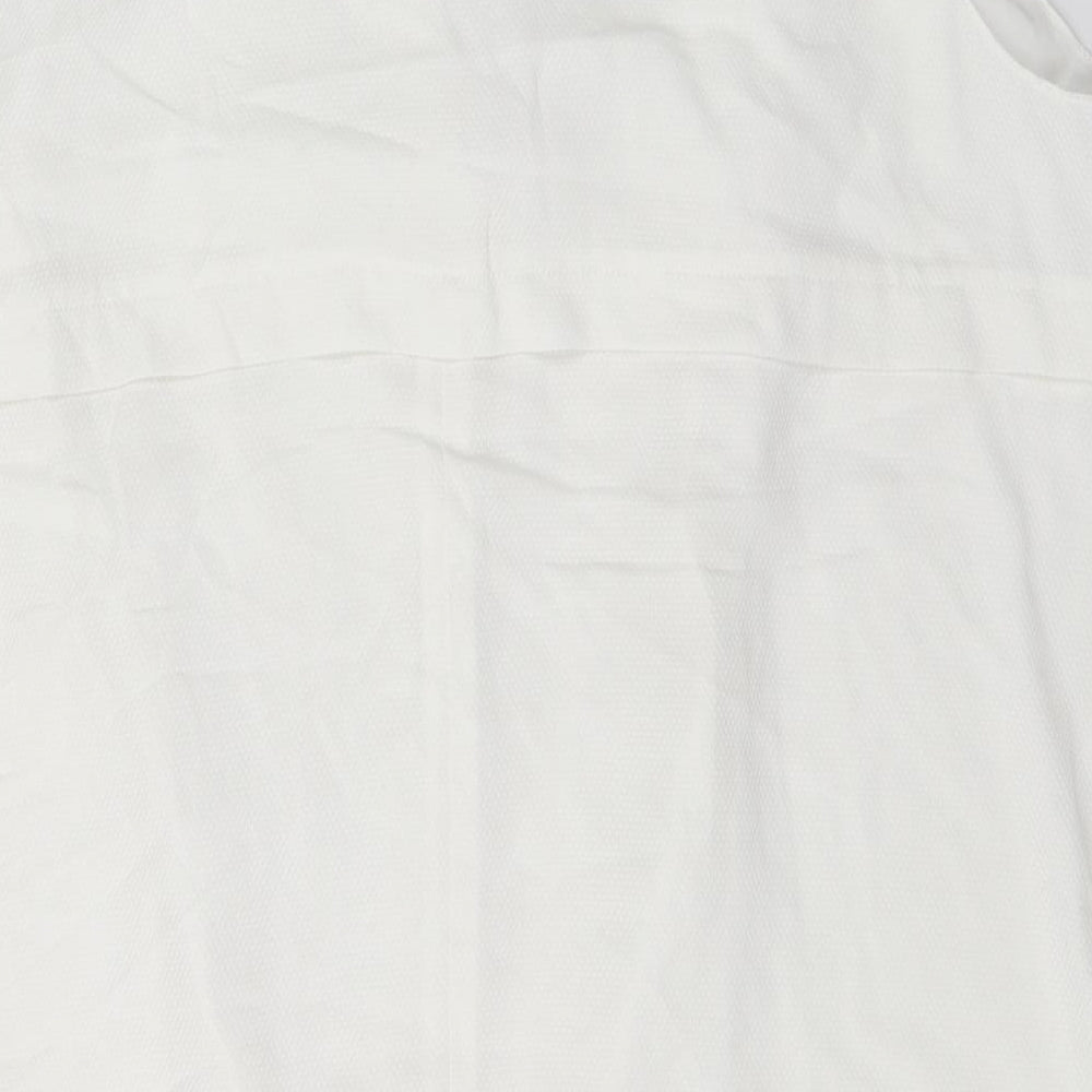 F&F Womens White   Jacket Coatigan Size 22