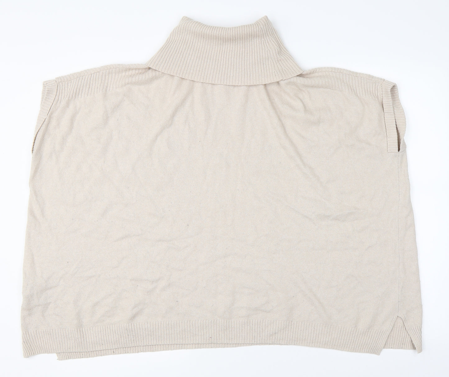 New Look Womens Beige   Cape Jumper Size S