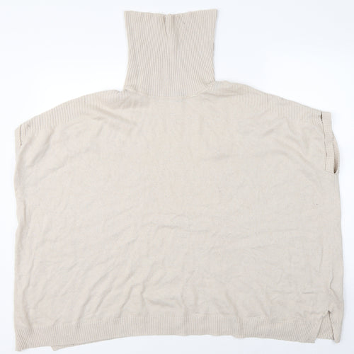 New Look Womens Beige   Cape Jumper Size S