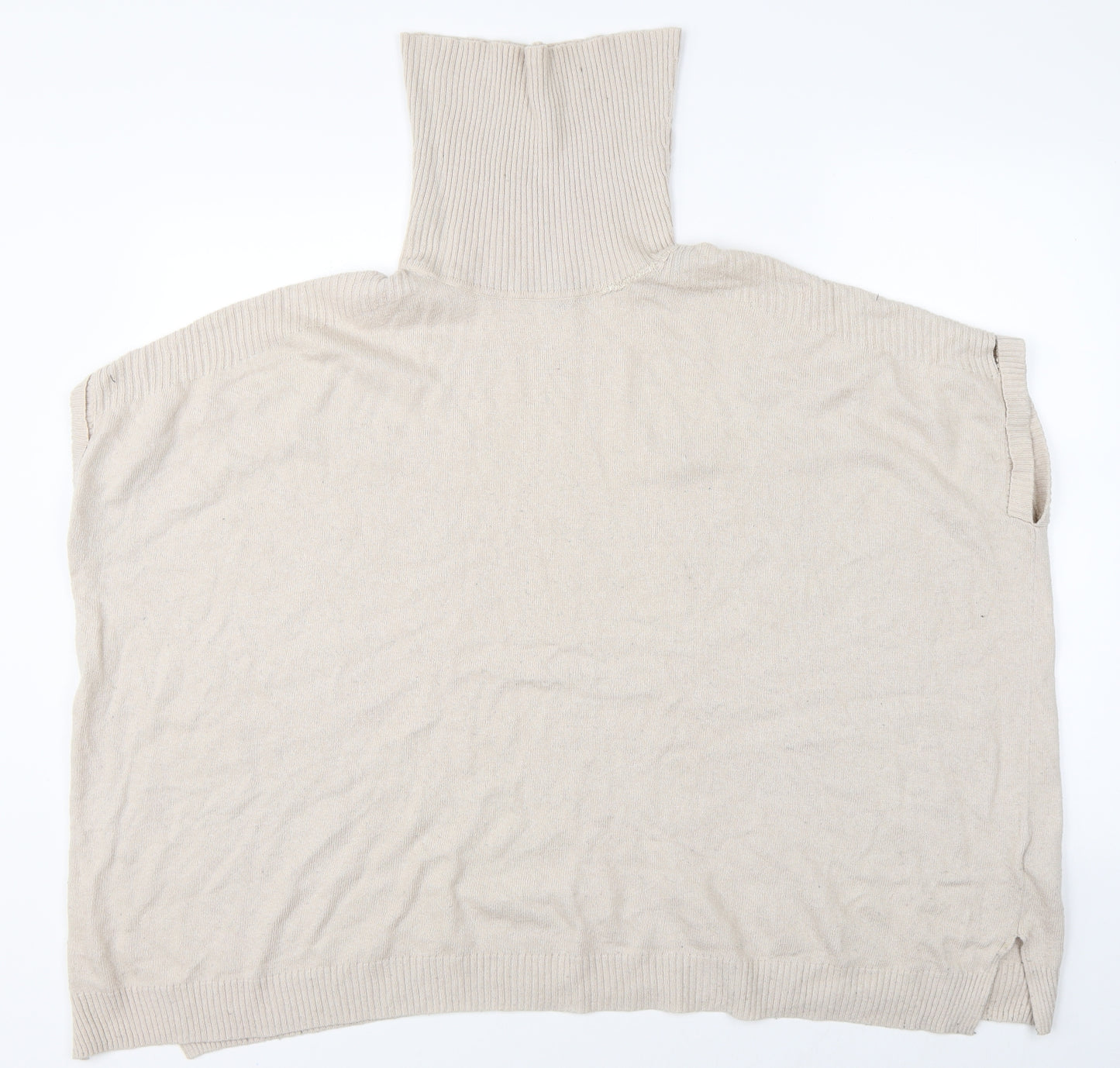New Look Womens Beige   Cape Jumper Size S