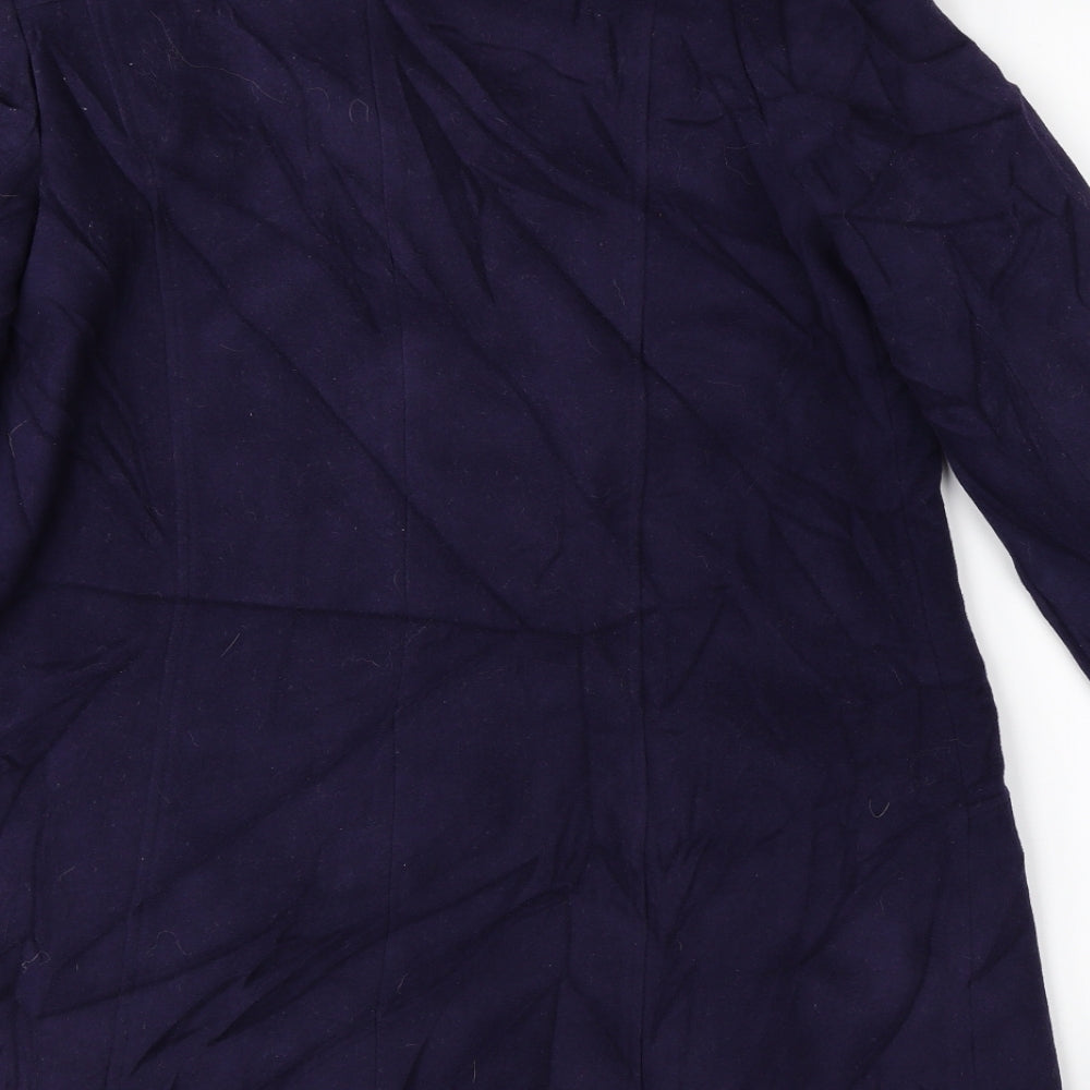 Eastex Womens Purple   Overcoat Coat Size 12