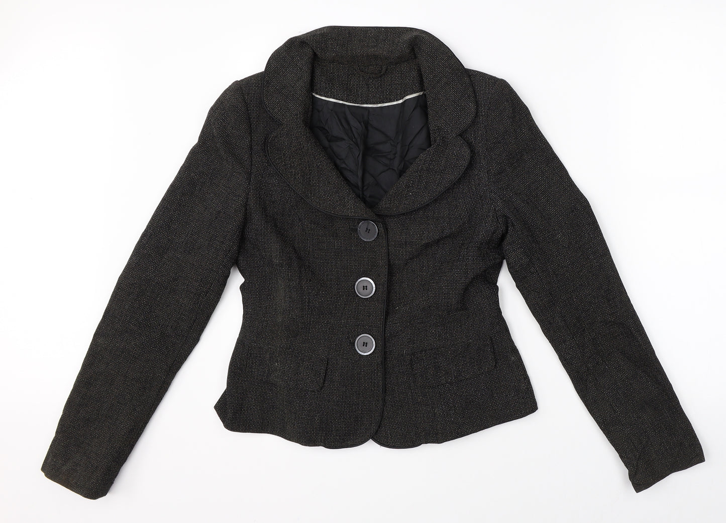 F&F Womens Black   Jacket Blazer Size 8