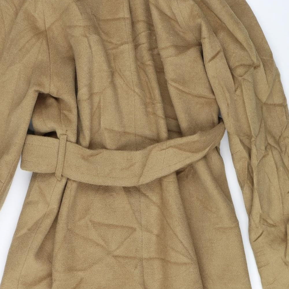 Feminella Womens Brown   Overcoat Coat Size 10