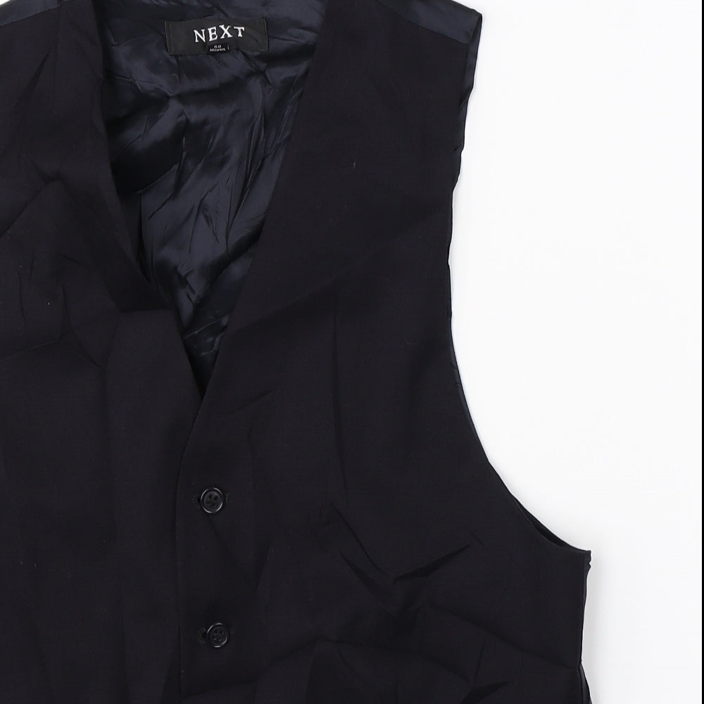 NEXT Mens Blue   Jacket Suit Waistcoat Size 40