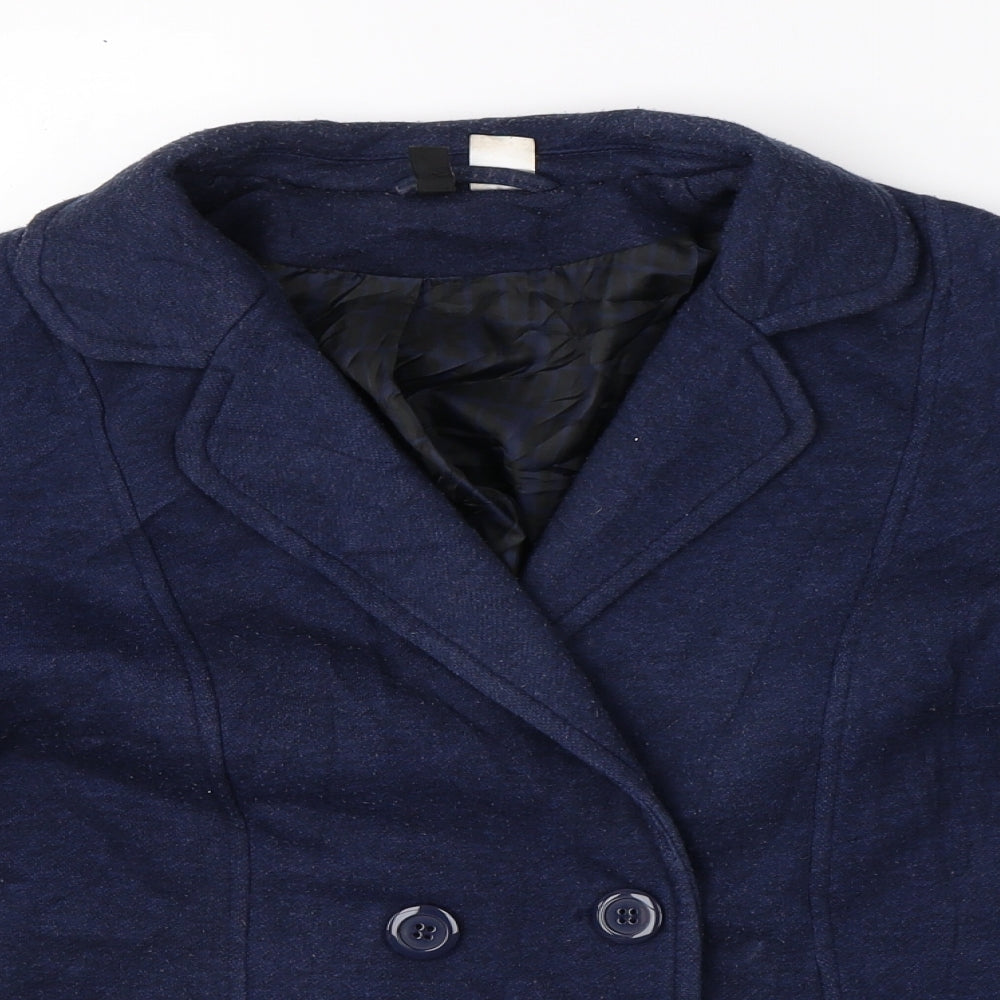 Divided Womens Blue   Jacket  Size 12