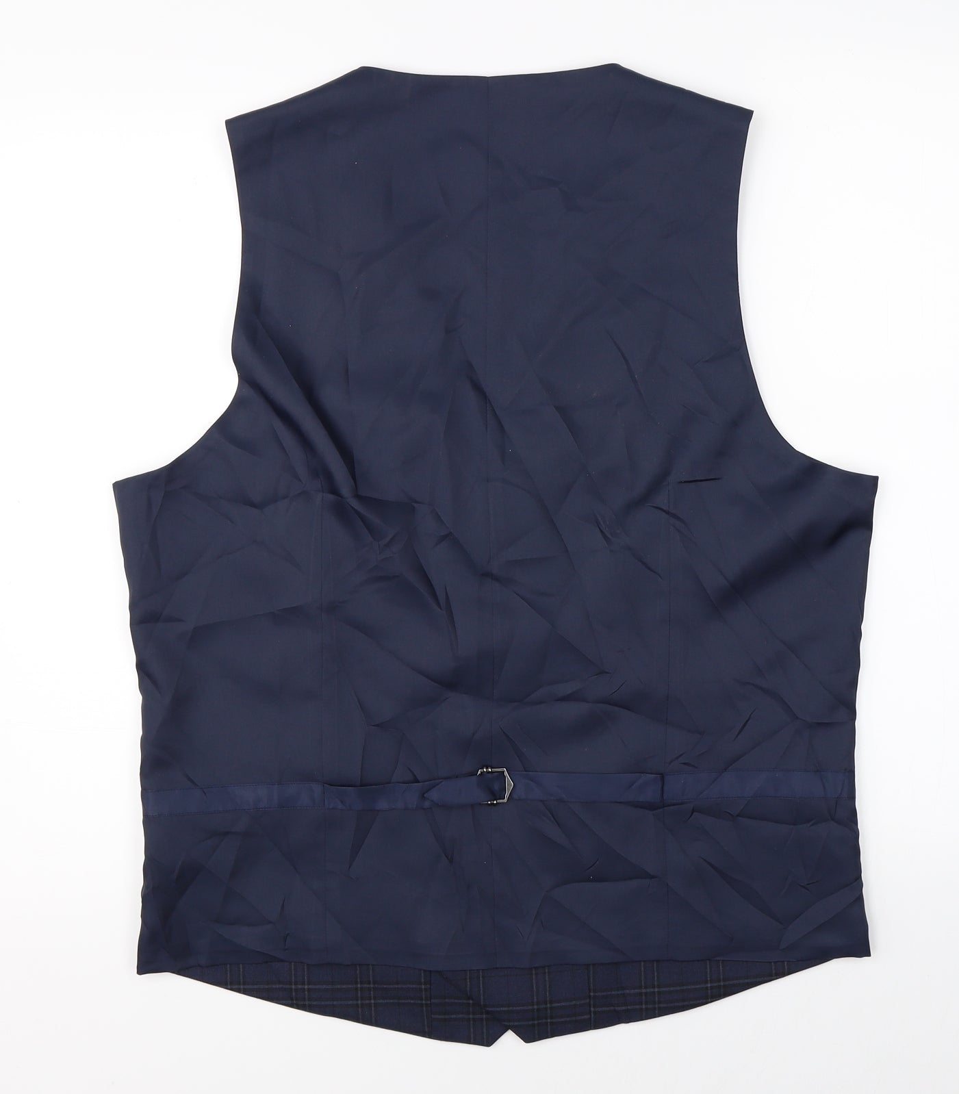 Marks & Spencer Mens Blue   Jacket Suit Waistcoat Size L