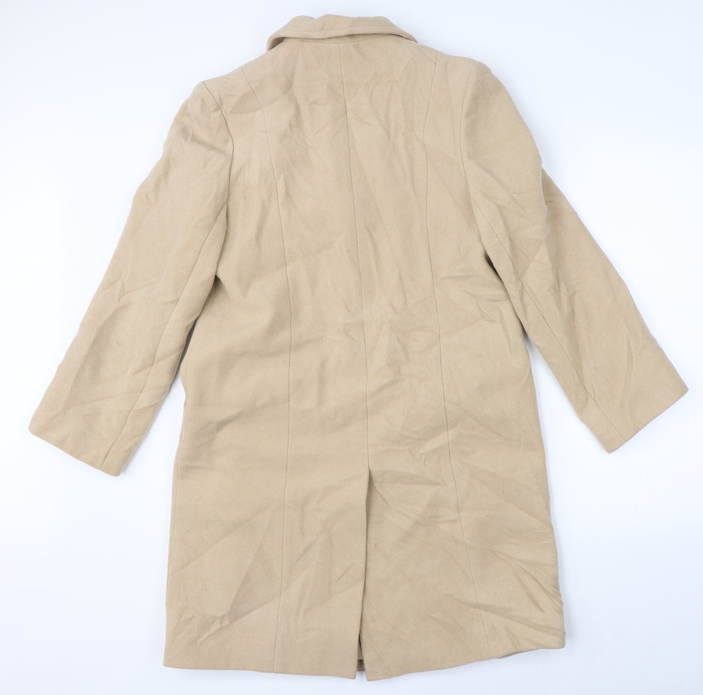 Modern Classics Womens Beige   Overcoat Coat Size 12