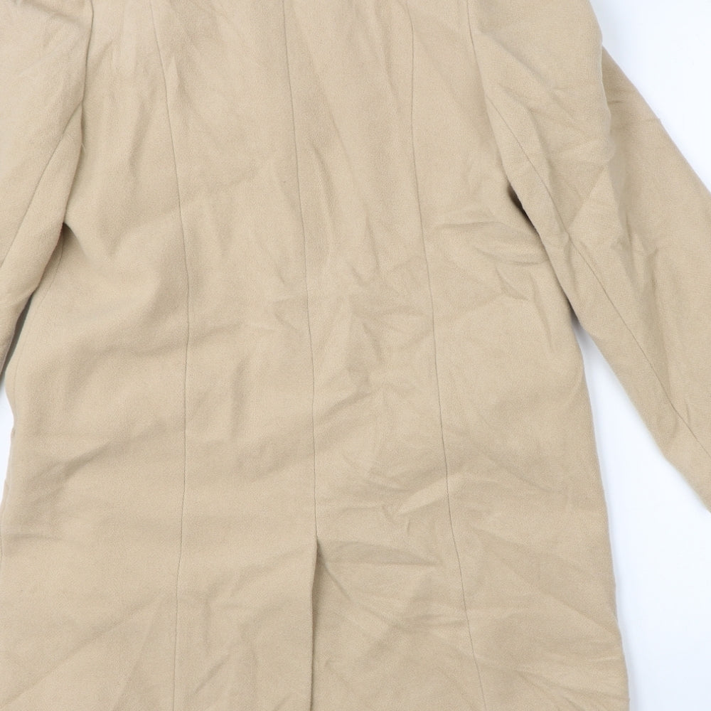 Modern Classics Womens Beige   Overcoat Coat Size 12