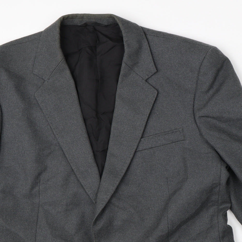 Preworn Mens Grey   Jacket Suit Jacket Size 42