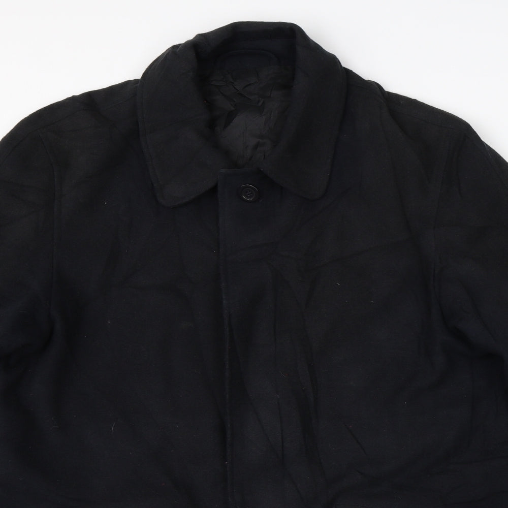 Marks & Spencer Mens Blue   Overcoat Jacket Size S