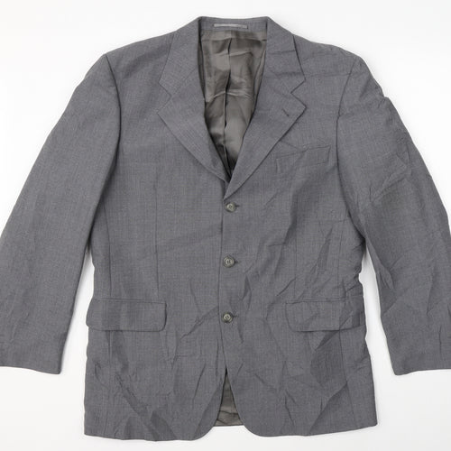 Preworn Mens Grey   Jacket Suit Jacket Size 42