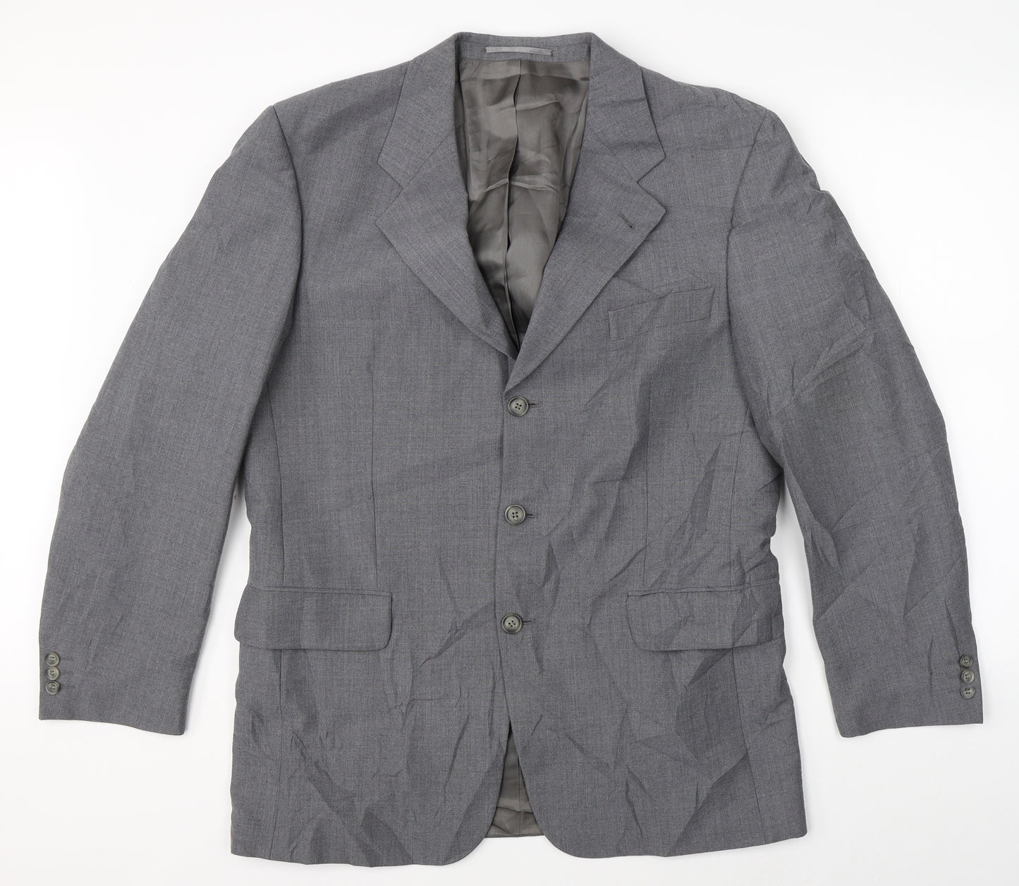 Preworn Mens Grey   Jacket Suit Jacket Size 42