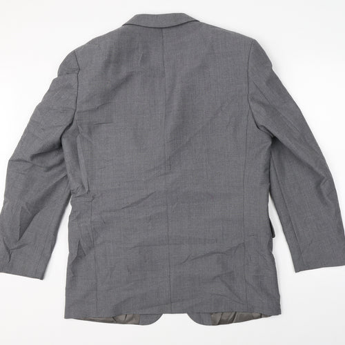 Preworn Mens Grey   Jacket Suit Jacket Size 42