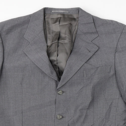 Preworn Mens Grey   Jacket Suit Jacket Size 42