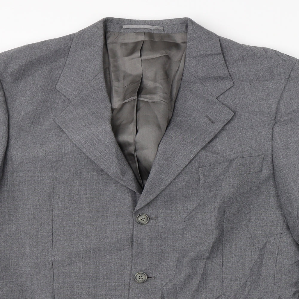 Preworn Mens Grey   Jacket Suit Jacket Size 42