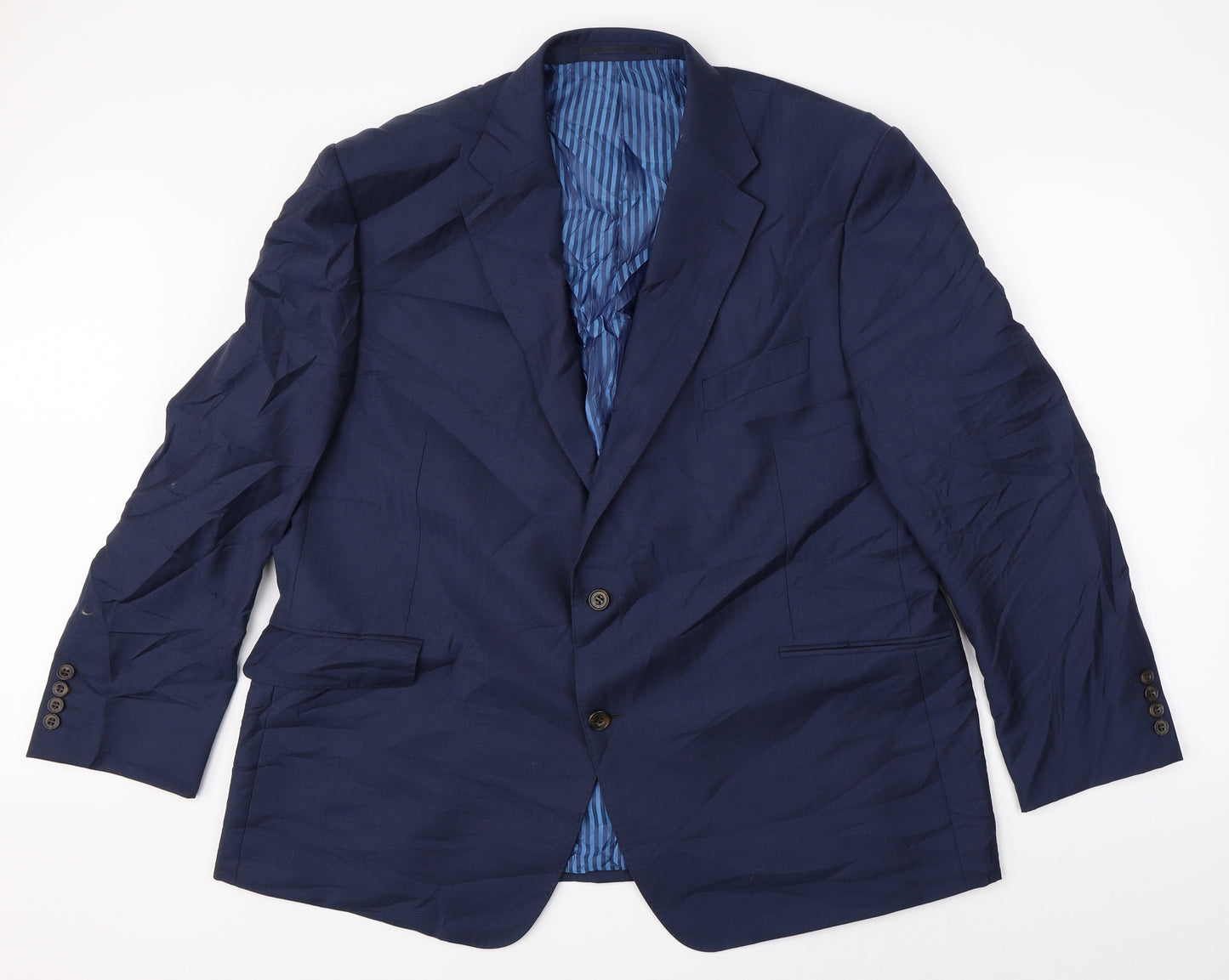 Marks & Spencer Mens Blue   Jacket Suit Jacket Size 48