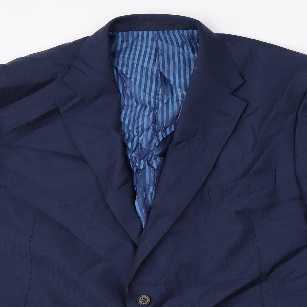 Marks & Spencer Mens Blue   Jacket Suit Jacket Size 48