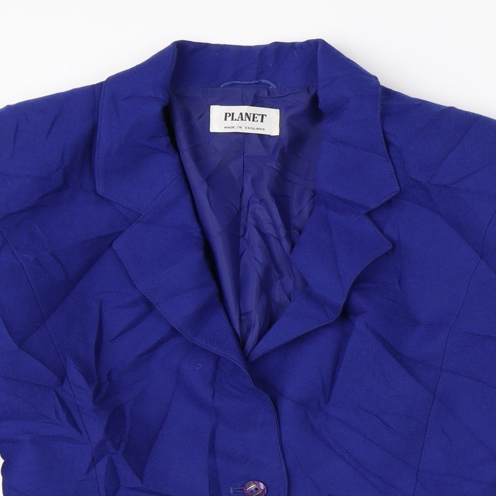 Planet Womens Blue   Jacket Blazer Size 8
