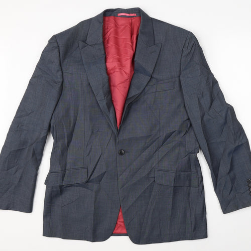 Preworn Mens Grey   Jacket Suit Jacket Size 42