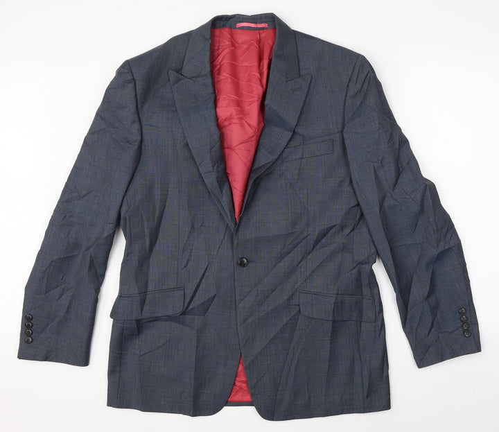 Preworn Mens Grey   Jacket Suit Jacket Size 42