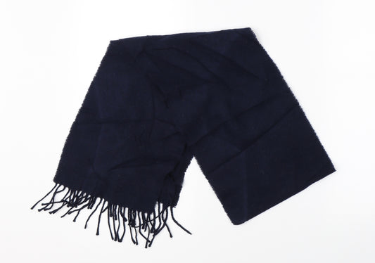 Front view of Fredrik Anderson men’s blue scarf one size