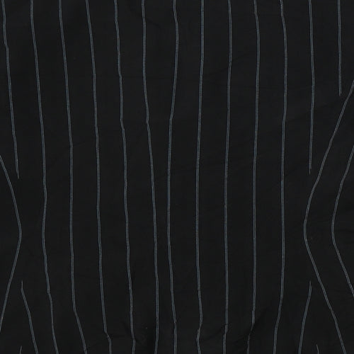 Marks & Spencer Womens Black Striped  Jacket Suit Jacket Size 14