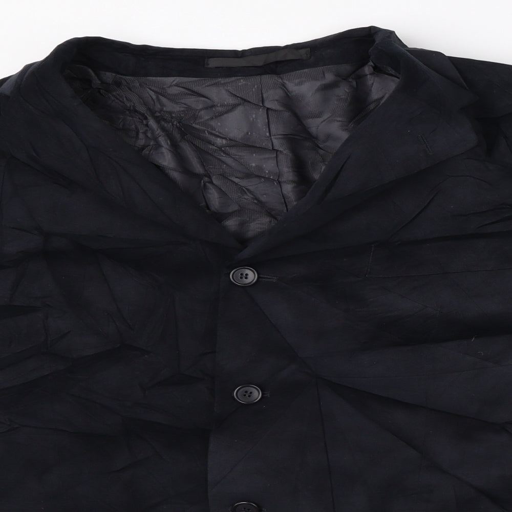 Marks & Spencer Mens Black   Jacket Suit Jacket Size 42