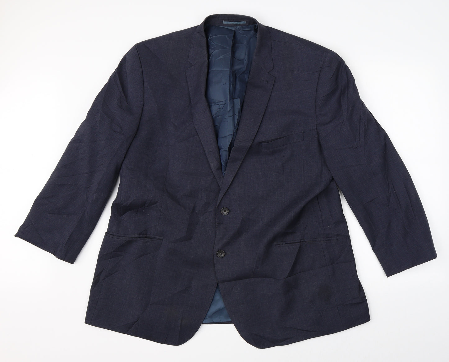 Taylor Wright Mens Blue   Jacket Suit Size 48