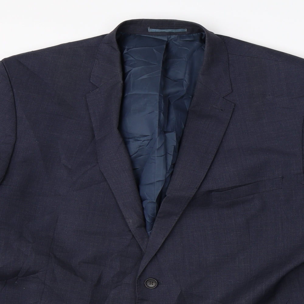 Taylor Wright Mens Blue   Jacket Suit Size 48