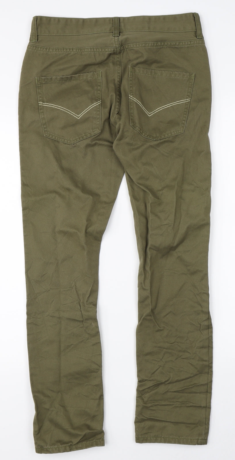 Johnnie B Mens Green   Straight Jeans Size 28 L28 in