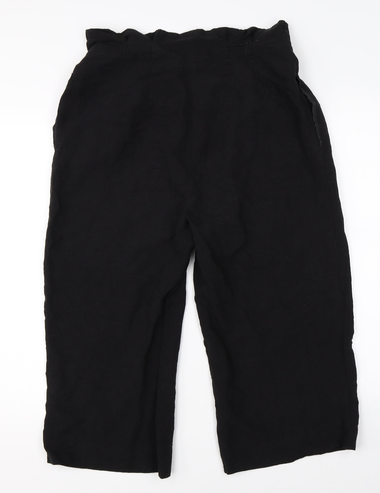 Topshop Womens Black   Boyfriend Shorts Size 12