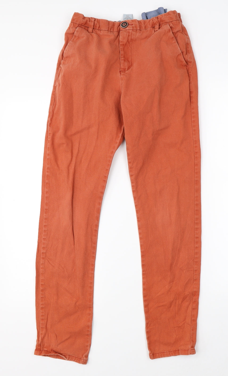 NEXT Boys Orange   Straight Jeans Size 15 Years