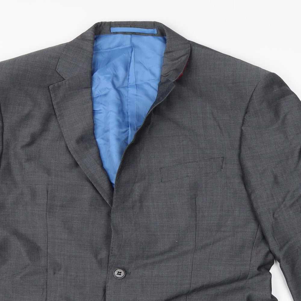 Marks & Spencer Mens Grey   Jacket Suit Jacket Size 40