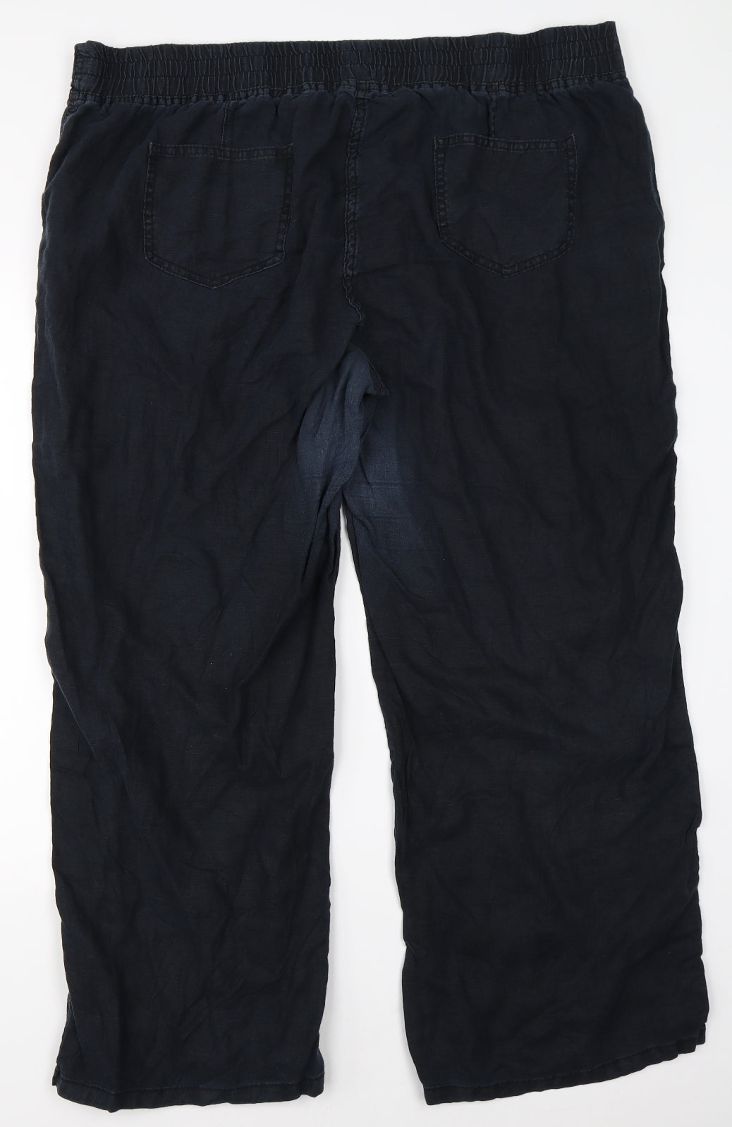 Marks & Spence Womens Blue   Trousers  Size 20 L26 in