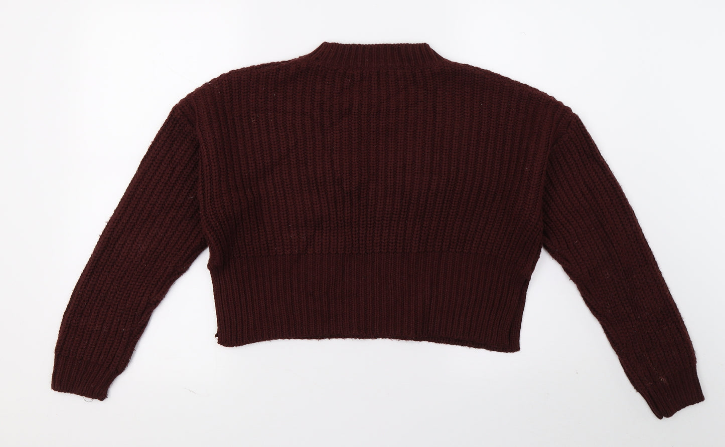 New Look Girls Purple  Knit Pullover Jumper Size 12-13 Years