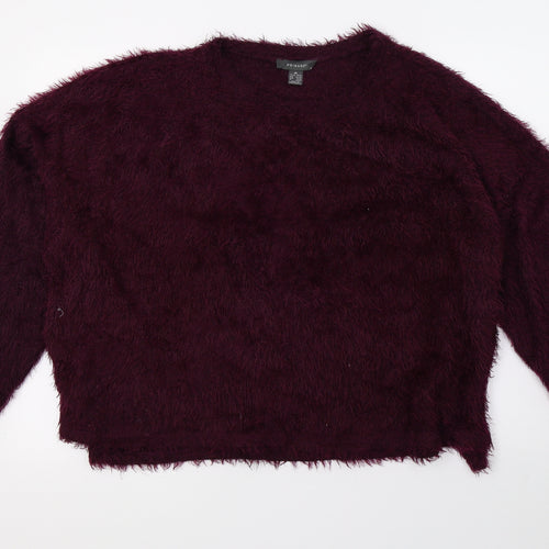 Primark Womens Purple  Knit Pullover Jumper Size 18