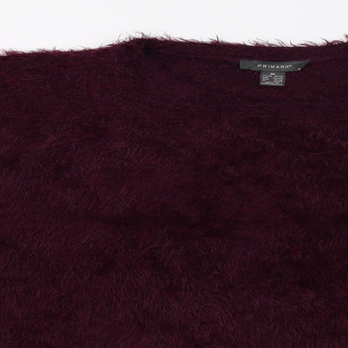 Primark Womens Purple  Knit Pullover Jumper Size 18