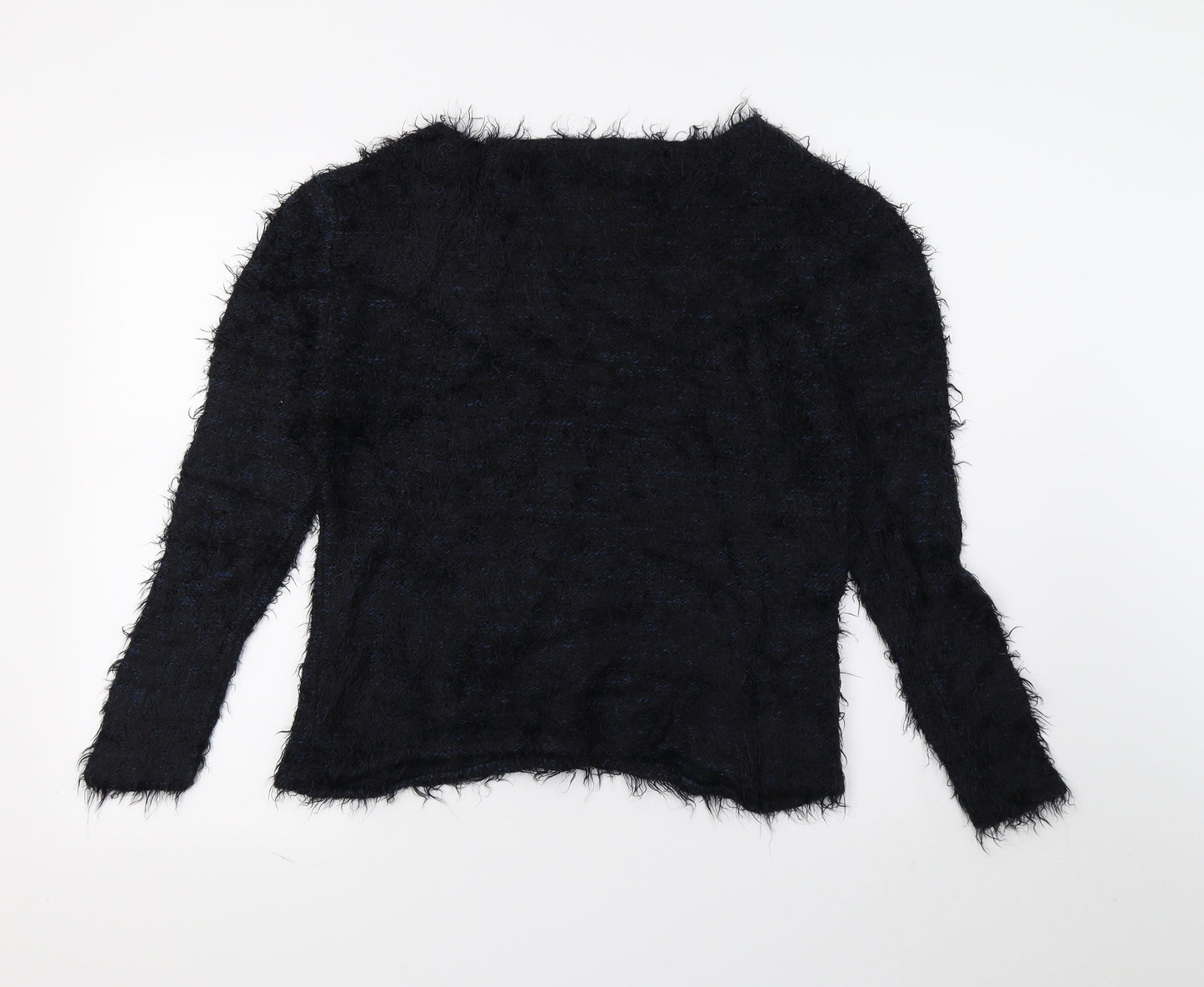Guimanos Womens Black  Knit Pullover Jumper Size M