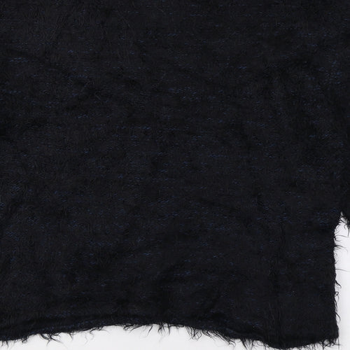 Guimanos Womens Black  Knit Pullover Jumper Size M