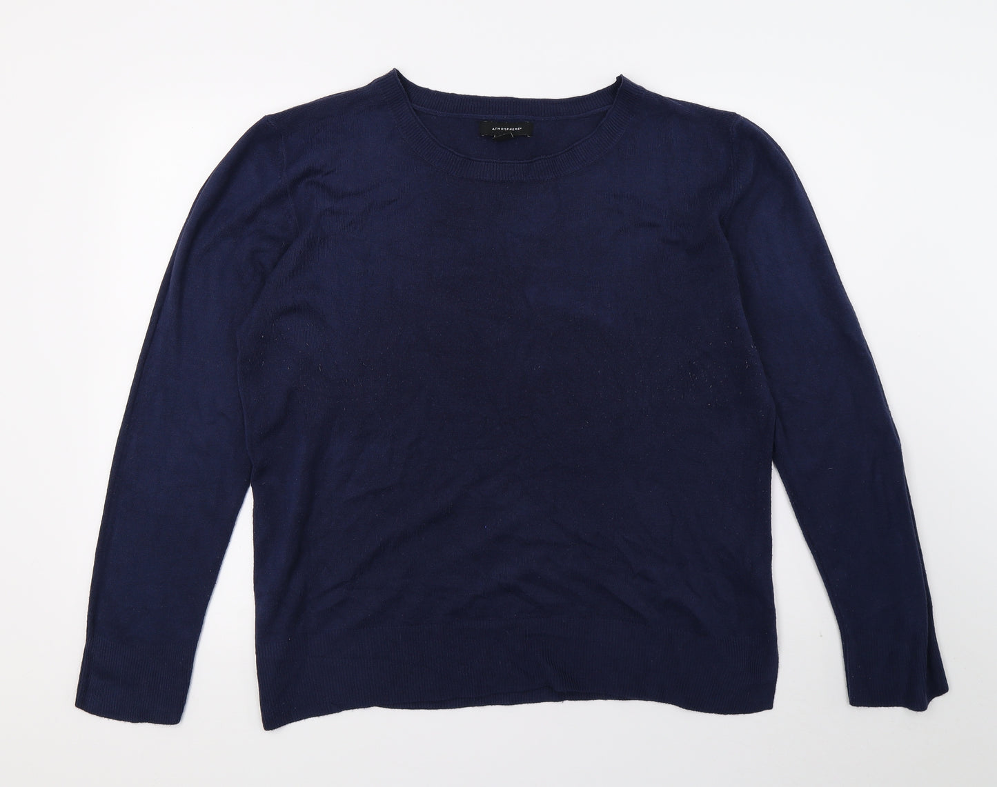 Atmosphere Womens Blue  Knit Pullover Jumper Size 18