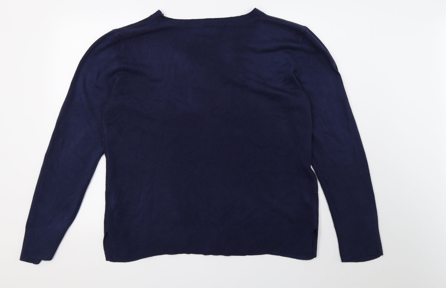 Atmosphere Womens Blue  Knit Pullover Jumper Size 18