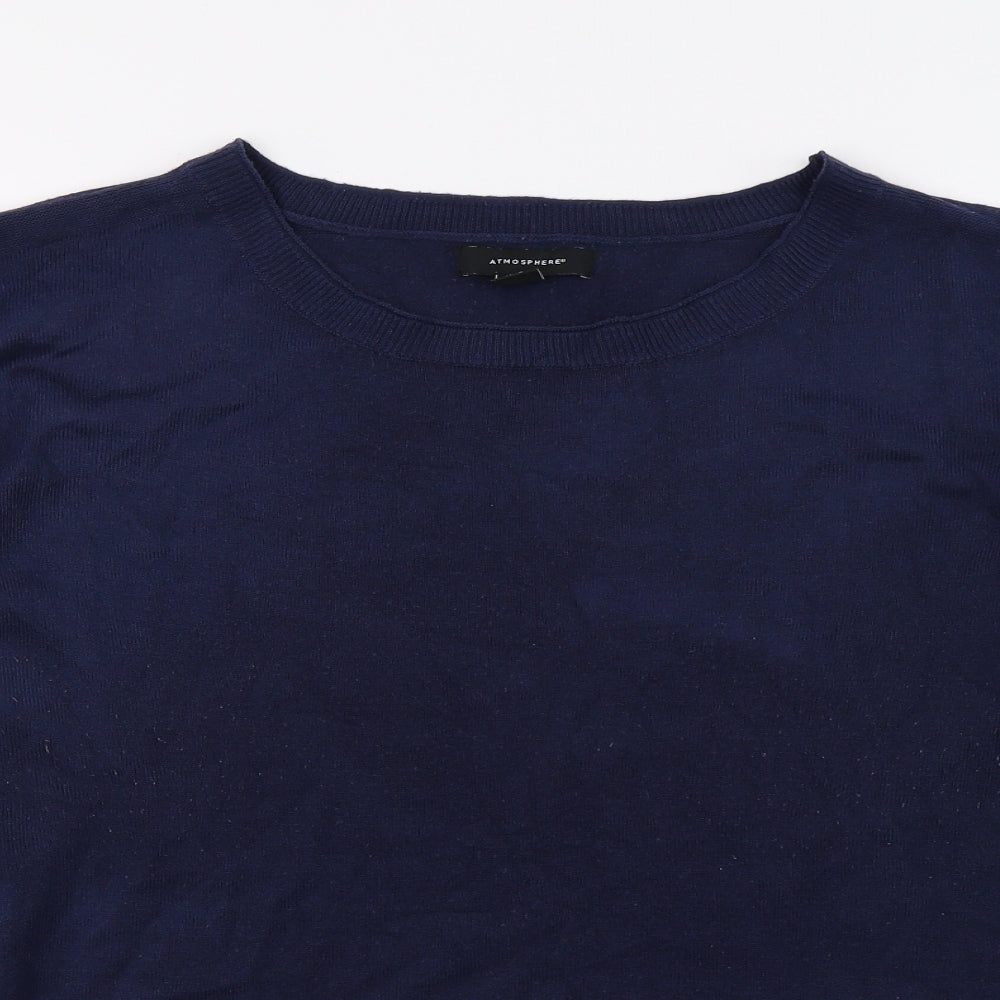 Atmosphere Womens Blue  Knit Pullover Jumper Size 18