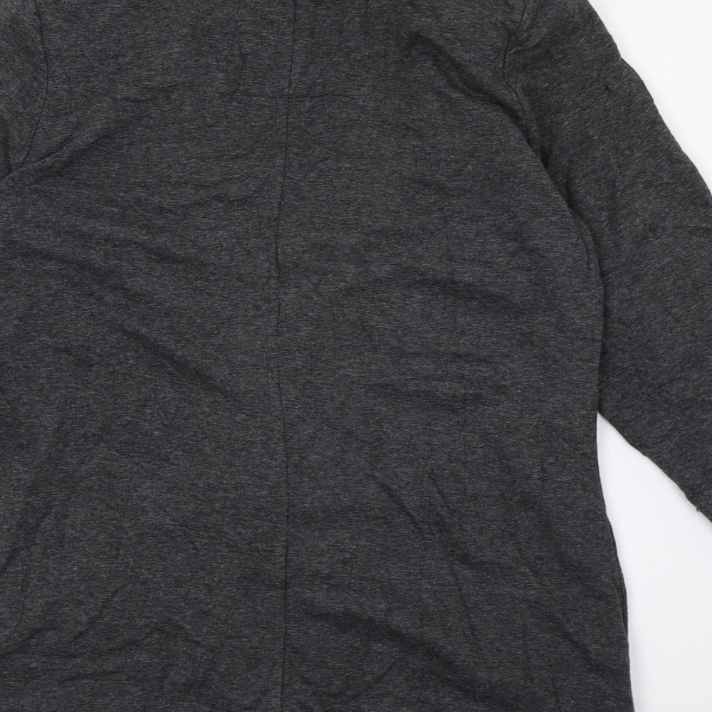 DenimCo Womens Grey  Jersey Cardigan Jumper Size 10