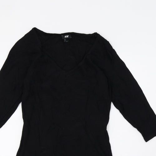 H&M Womens Black   Pencil Dress  Size 8