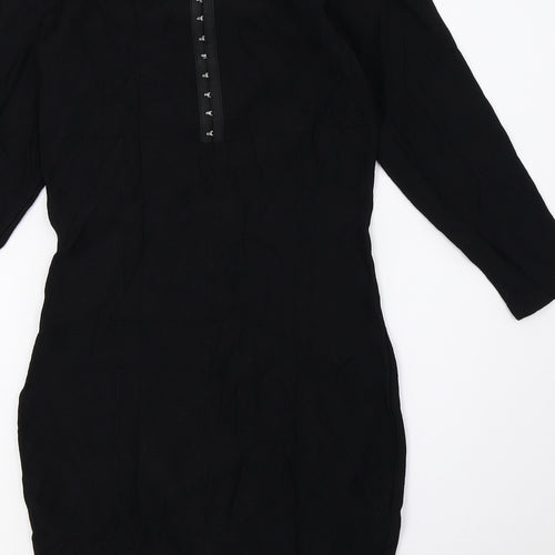 H&M Womens Black   Pencil Dress  Size 8